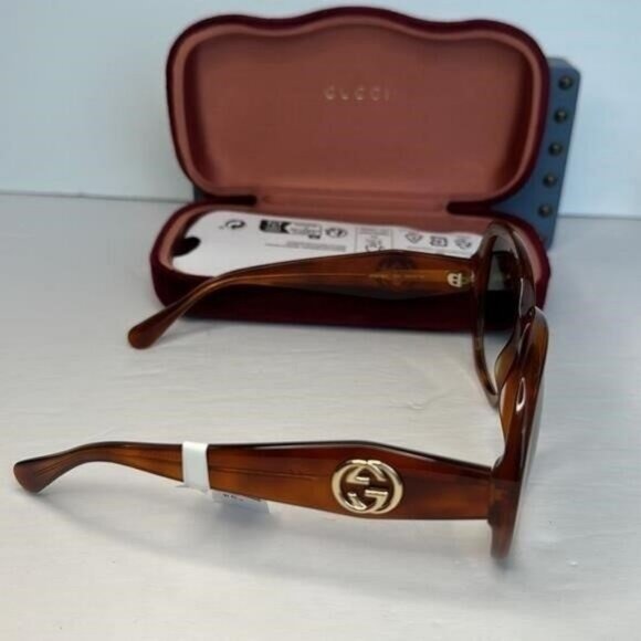 New Authentic GUCCI GG0796S-003\ Oversized Octagonal Sunglasses - Picture 13 of 13